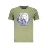 CAVALLI CLASS T-SHIRT MANICHE CORTE UOMO VERDE
