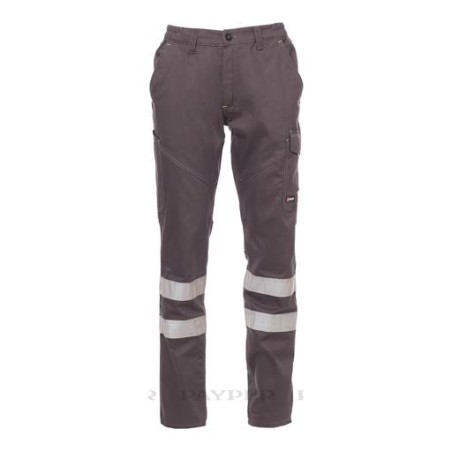 Pantalone WORKER REFLEX unisex, multistagione, con bande riflettenti in cat.1