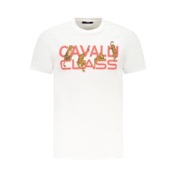 CAVALLI CLASS T-SHIRT MANICHE CORTE UOMO BIANCO