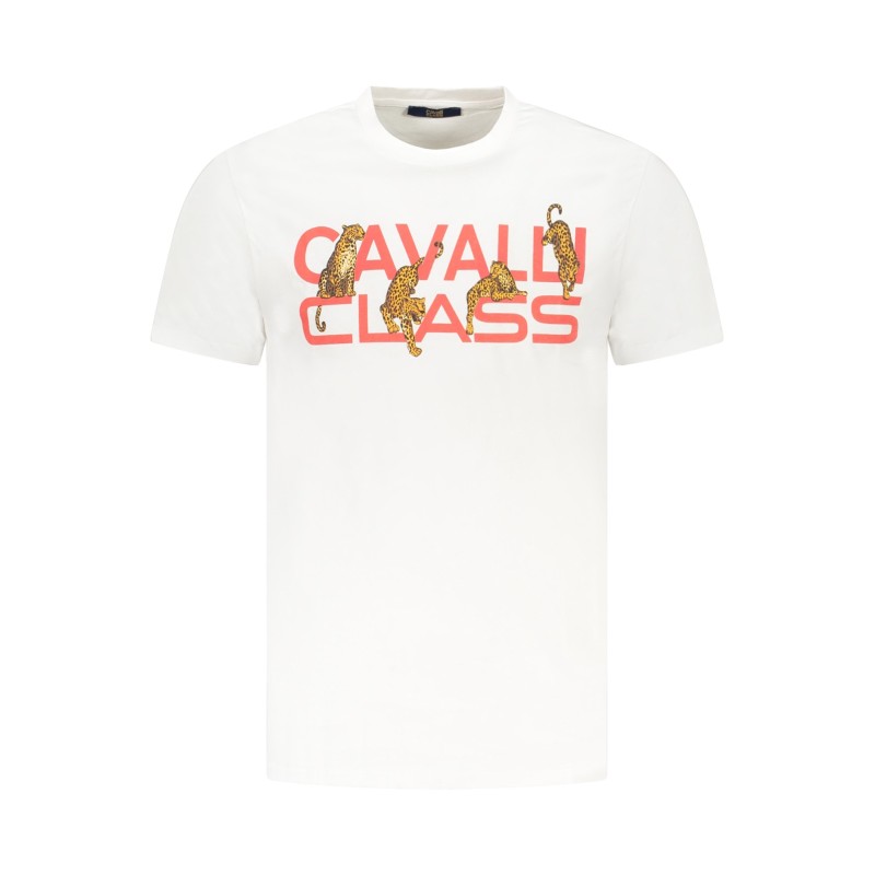 CAVALLI CLASS T-SHIRT MANICHE CORTE UOMO BIANCO