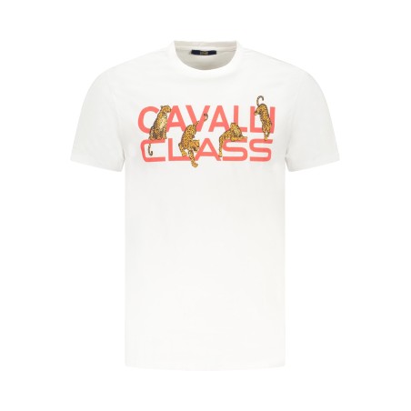 CAVALLI CLASS T-SHIRT MANICHE CORTE UOMO BIANCO