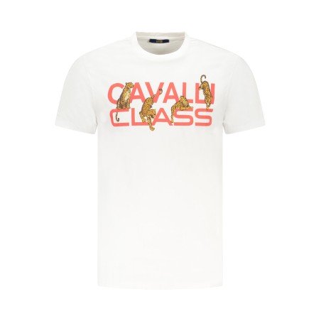 CAVALLI CLASS T-SHIRT MANICHE CORTE UOMO BIANCO