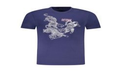 CAVALLI CLASS T-SHIRT MANICHE CORTE UOMO BLU