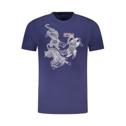 CAVALLI CLASS T-SHIRT MANICHE CORTE UOMO BLU