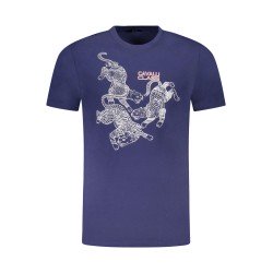 CAVALLI CLASS T-SHIRT MANICHE CORTE UOMO BLU