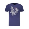 CAVALLI CLASS T-SHIRT MANICHE CORTE UOMO BLU