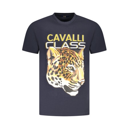 CAVALLI CLASS T-SHIRT MANICHE CORTE UOMO BLU
