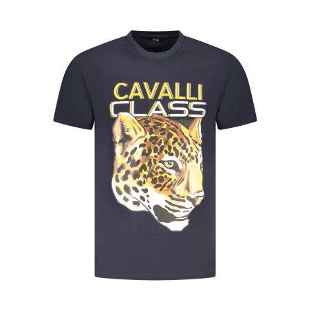 CAVALLI CLASS T-SHIRT MANICHE CORTE UOMO BLU