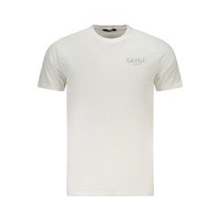 CAVALLI CLASS T-SHIRT MANICHE CORTE UOMO BIANCO
