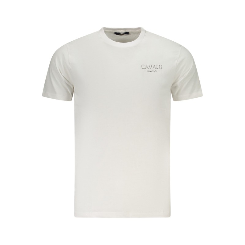 CAVALLI CLASS T-SHIRT MANICHE CORTE UOMO BIANCO