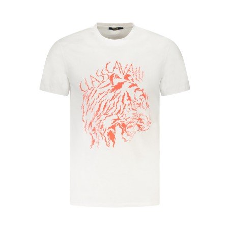 CAVALLI CLASS T-SHIRT MANICHE CORTE UOMO BIANCO
