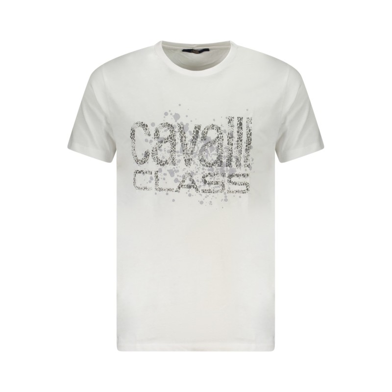 CAVALLI CLASS T-SHIRT MANICHE CORTE UOMO BIANCO
