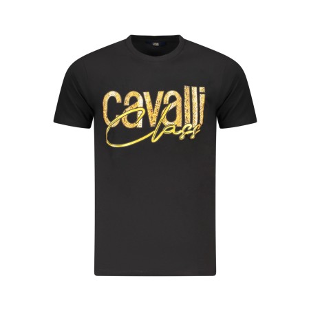 CAVALLI CLASS T-SHIRT MANICHE CORTE UOMO NERO