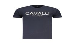 CAVALLI CLASS T-SHIRT MANICHE CORTE UOMO BLU