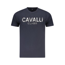 CAVALLI CLASS T-SHIRT MANICHE CORTE UOMO BLU