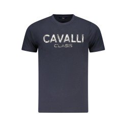 CAVALLI CLASS T-SHIRT MANICHE CORTE UOMO BLU
