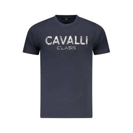 CAVALLI CLASS T-SHIRT MANICHE CORTE UOMO BLU