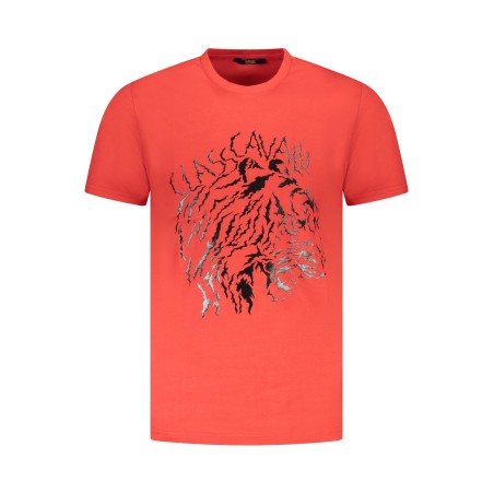 CAVALLI CLASS T-SHIRT MANICHE CORTE UOMO ROSSO