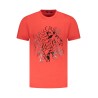 CAVALLI CLASS T-SHIRT MANICHE CORTE UOMO ROSSO