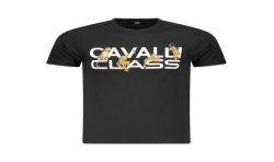 CAVALLI CLASS T-SHIRT MANICHE CORTE UOMO NERO