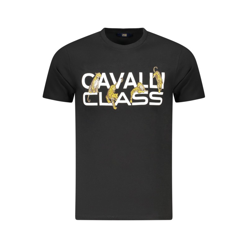 CAVALLI CLASS T-SHIRT MANICHE CORTE UOMO NERO