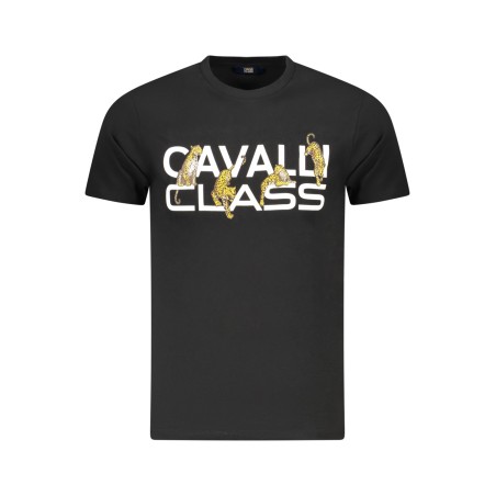 CAVALLI CLASS T-SHIRT MANICHE CORTE UOMO NERO
