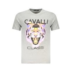 CAVALLI CLASS T-SHIRT MANICHE CORTE UOMO GRIGIO