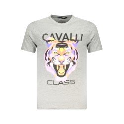CAVALLI CLASS T-SHIRT MANICHE CORTE UOMO GRIGIO