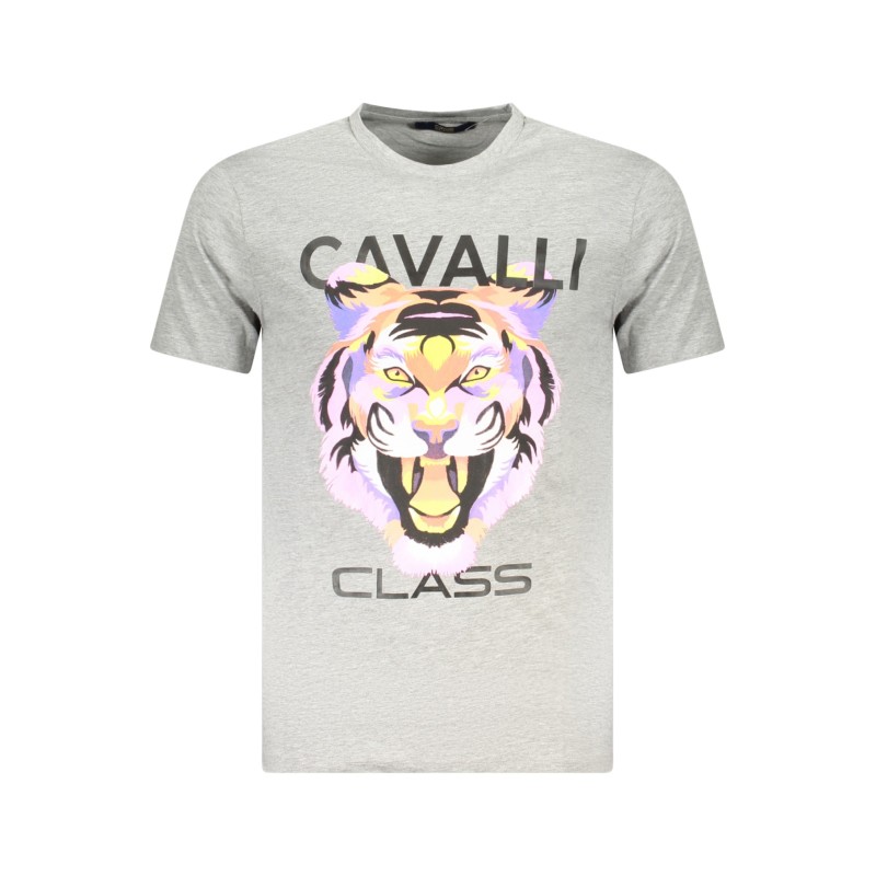 CAVALLI CLASS T-SHIRT MANICHE CORTE UOMO GRIGIO