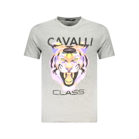 CAVALLI CLASS T-SHIRT MANICHE CORTE UOMO GRIGIO