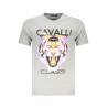 CAVALLI CLASS T-SHIRT MANICHE CORTE UOMO GRIGIO