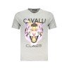 CAVALLI CLASS T-SHIRT MANICHE CORTE UOMO GRIGIO