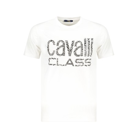 CAVALLI CLASS T-SHIRT MANICHE CORTE UOMO BIANCO