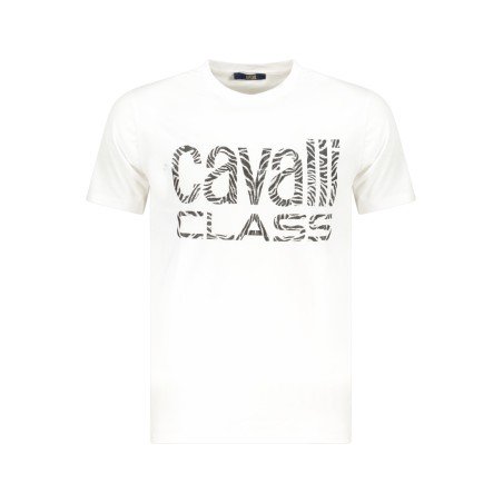 CAVALLI CLASS T-SHIRT MANICHE CORTE UOMO BIANCO