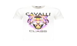 CAVALLI CLASS T-SHIRT MANICHE CORTE UOMO BIANCO