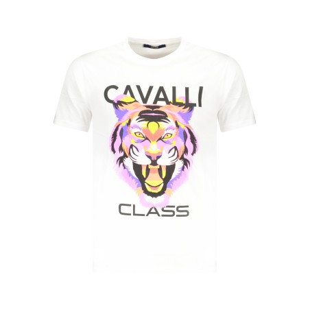 CAVALLI CLASS T-SHIRT MANICHE CORTE UOMO BIANCO