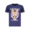 CAVALLI CLASS T-SHIRT MANICHE CORTE UOMO BLU