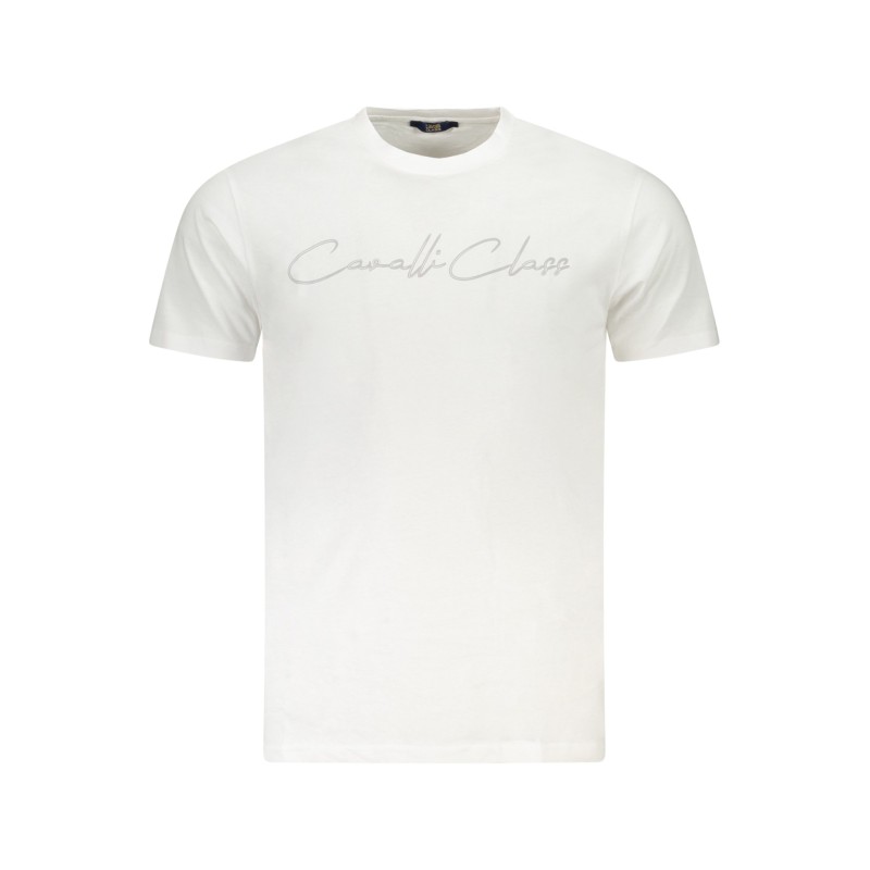 CAVALLI CLASS T-SHIRT MANICHE CORTE UOMO BIANCO