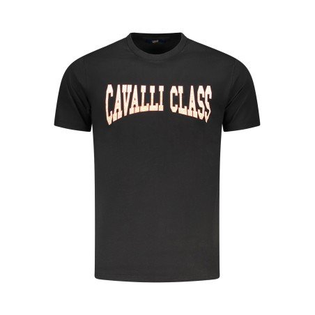 CAVALLI CLASS T-SHIRT MANICHE CORTE UOMO NERO