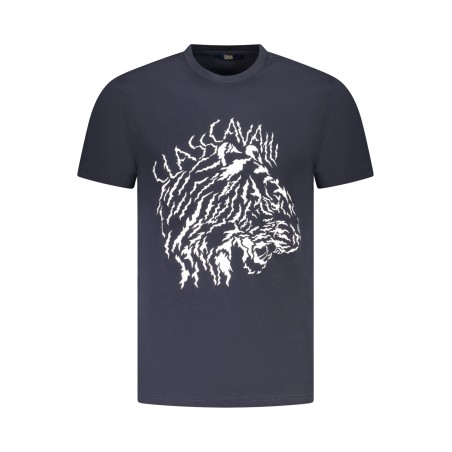 CAVALLI CLASS T-SHIRT MANICHE CORTE UOMO BLU