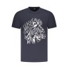 CAVALLI CLASS T-SHIRT MANICHE CORTE UOMO BLU