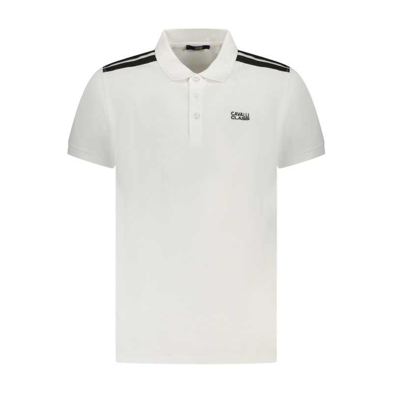CAVALLI CLASS POLO MANICHE CORTE UOMO BIANCO