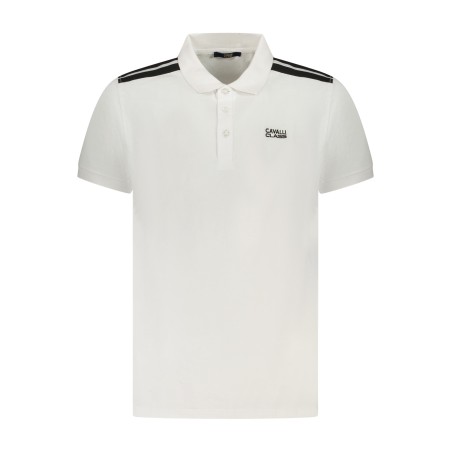 CAVALLI CLASS POLO MANICHE CORTE UOMO BIANCO