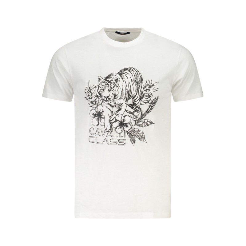 CAVALLI CLASS T-SHIRT MANICHE CORTE UOMO BIANCO