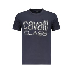 CAVALLI CLASS T-SHIRT MANICHE CORTE UOMO BLU