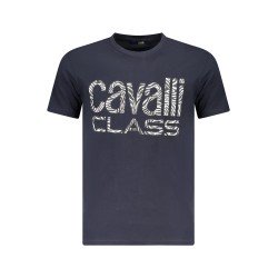 CAVALLI CLASS T-SHIRT MANICHE CORTE UOMO BLU