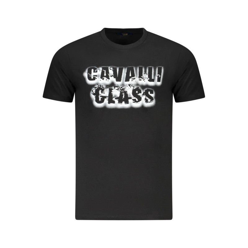 CAVALLI CLASS T-SHIRT MANICHE CORTE UOMO NERO