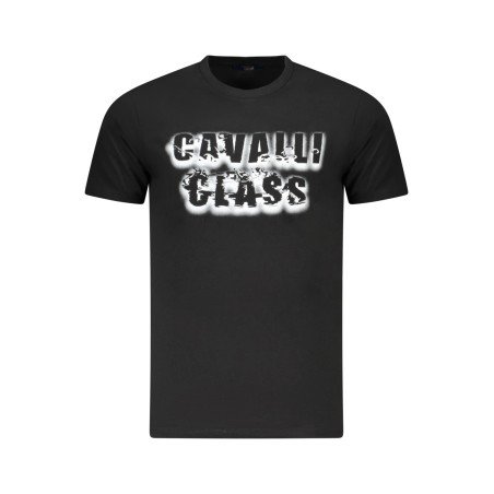 CAVALLI CLASS T-SHIRT MANICHE CORTE UOMO NERO