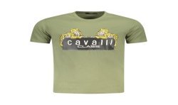 CAVALLI CLASS T-SHIRT MANICHE CORTE UOMO VERDE