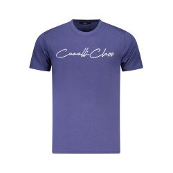 CAVALLI CLASS T-SHIRT MANICHE CORTE UOMO BLU